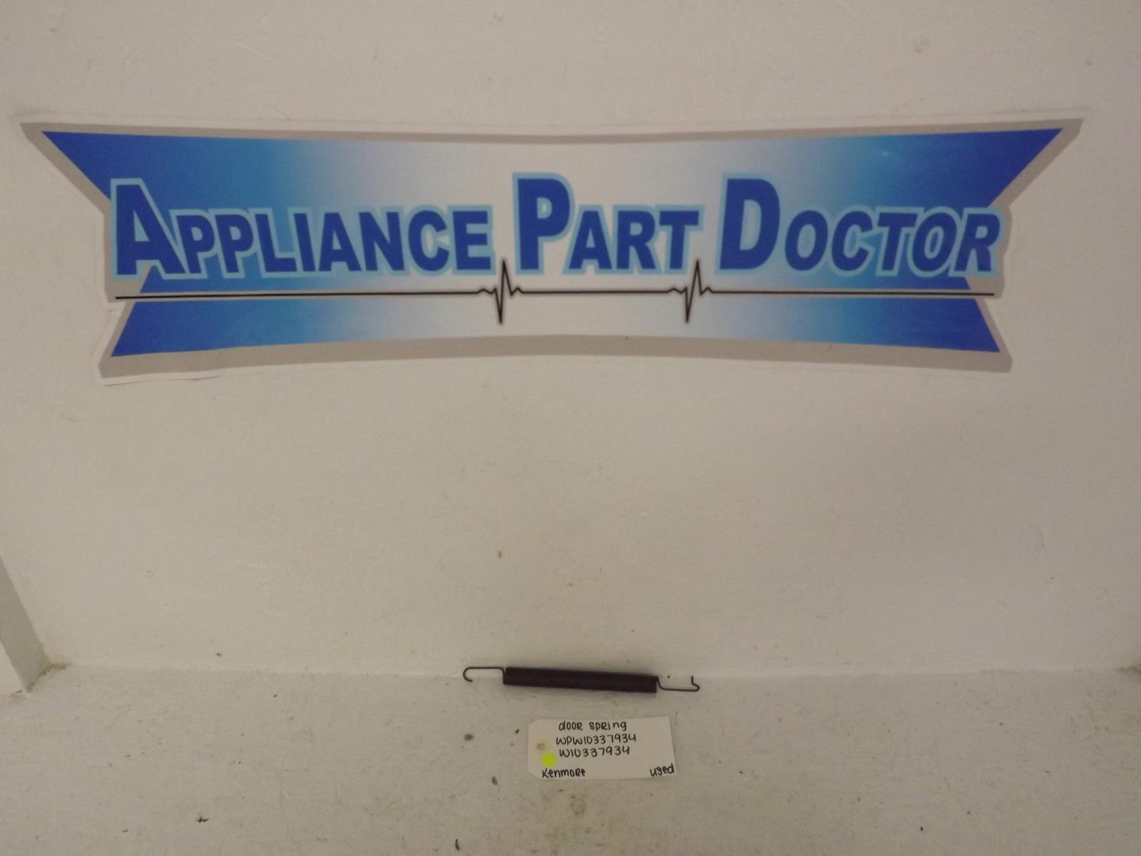 Kenmore Dishwasher WPW10337934 W10337934 Door Spring Used Kenmore Dishwasher WPW10337934 W10337934 Door Spring Used